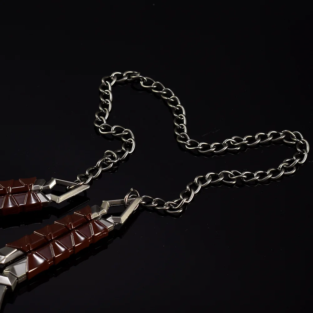 16cm Valorant Weapon Melee Kuronami No Yaiba 닌자 Kunai 게임 무기 모델 금속 사무라이 검 장식품 데스크탑 공예 장난감 소년