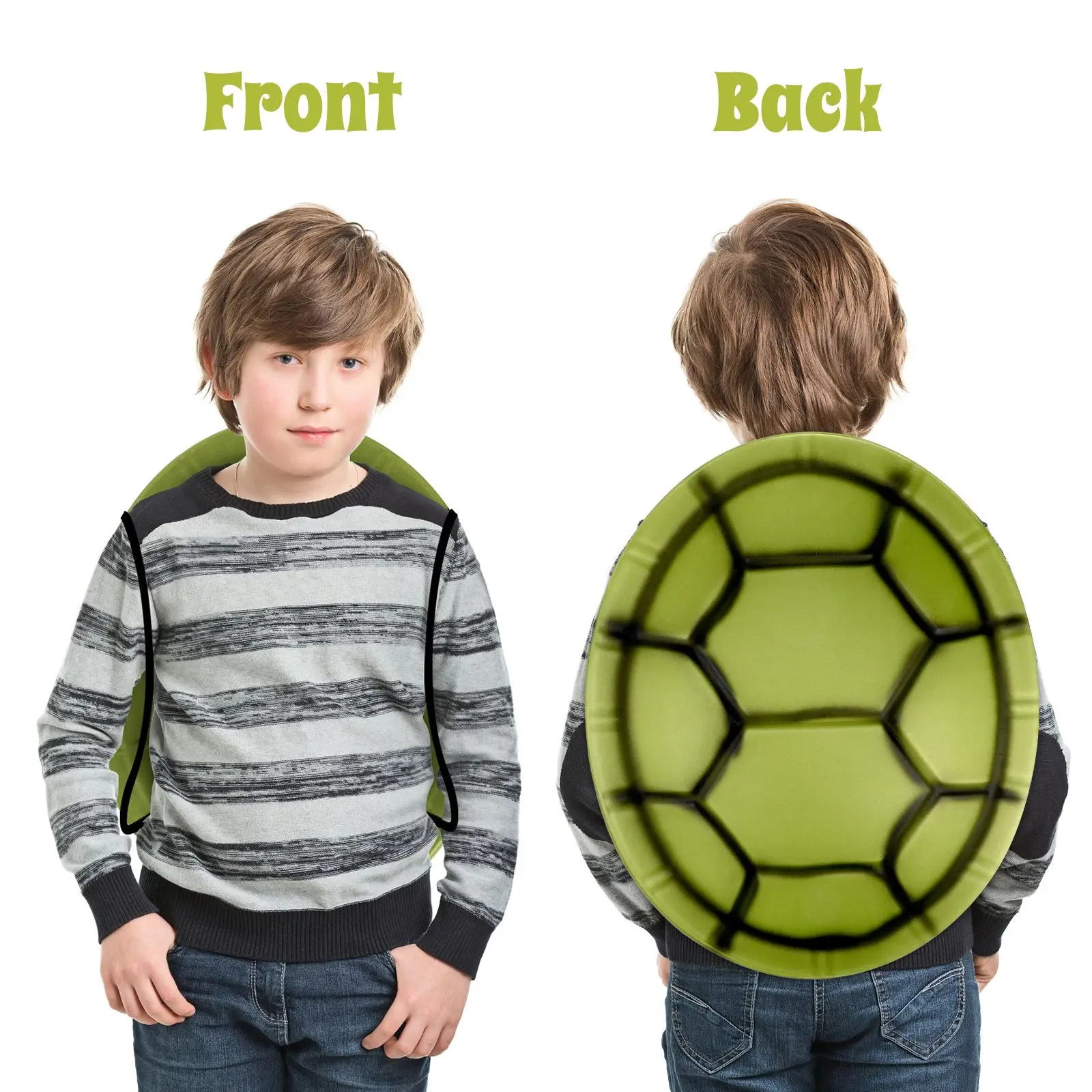 

6pcs EVA Turtle Shell Costume Props Halloween Party Cosplay Costume Fake Turtle Shell Photo Prop Kids Halloween Trick Toy