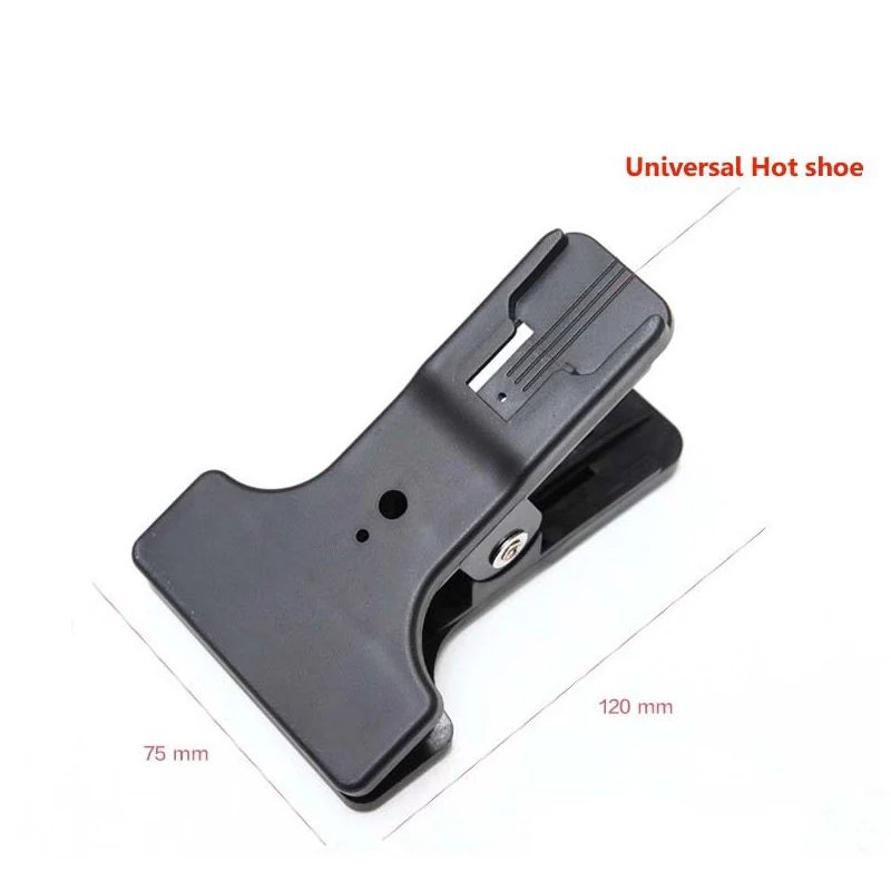 Durable Plastic Universal Flash Mount Hotshoe Coldshoe Clip Clamp Mount Holder for Canon Nikon Sony Speedlite YN560IV YN585EX