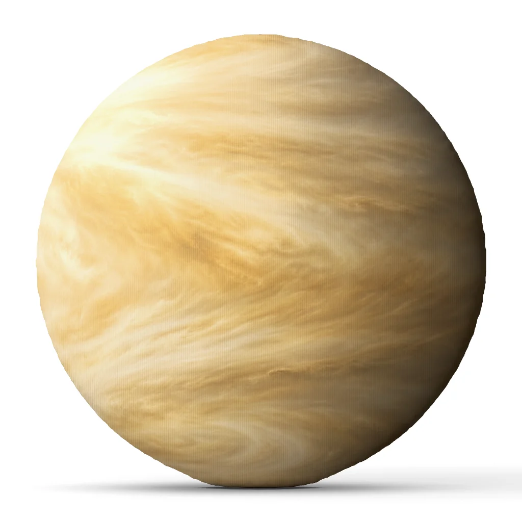 Venus Planet Plush Pillow Solar System Cushion Astronomy Throw Pillow Stuffed Round Home Decor Sofa Gift for Science Fans