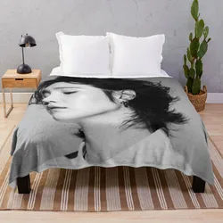 Long Hair Yoongi #1 Throw Blanket Blankets For Sofa Sleeping Bag Blanket