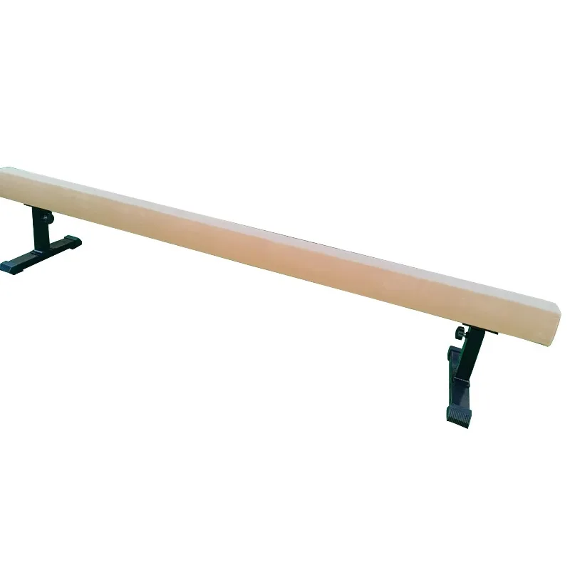 Wood Aluminium Height Adjustable Training Balance Beam Gymnastics Beam for Club