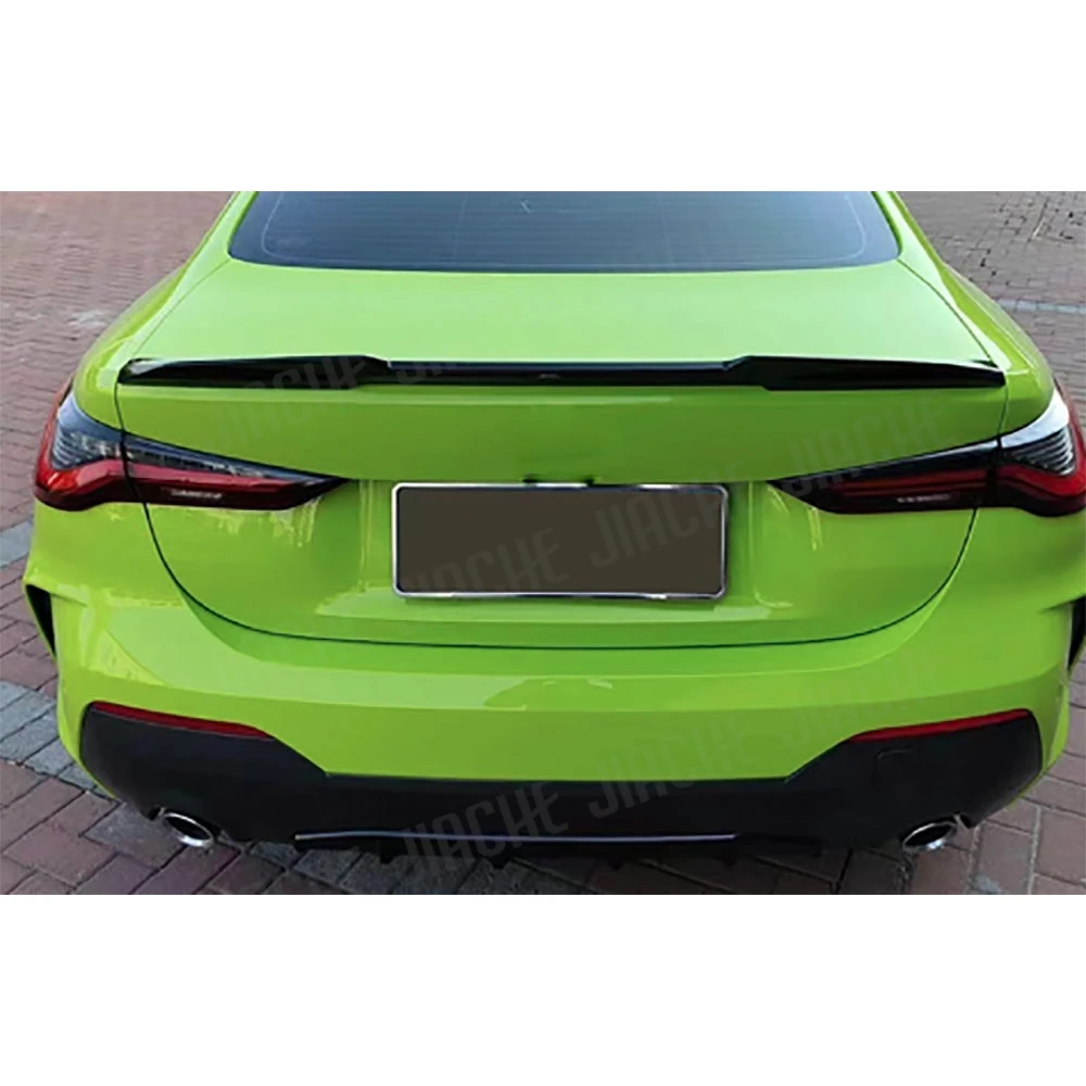 

ABS карбоновый задний спойлер багажника, обвесы для BMW 4 серии G22 G82 M4 Coupe 2020+, не трансформируемый глянцевый черный цвет