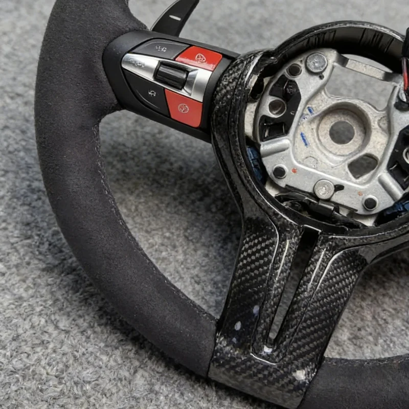 For BMW Steering Wheel, Car Interior Upgrade Accessories for F06 F10 F15 F16 F20 F30 F31 F32 F33 F34 F36 M3 M5 E90 E70 E71 E91 view 2
