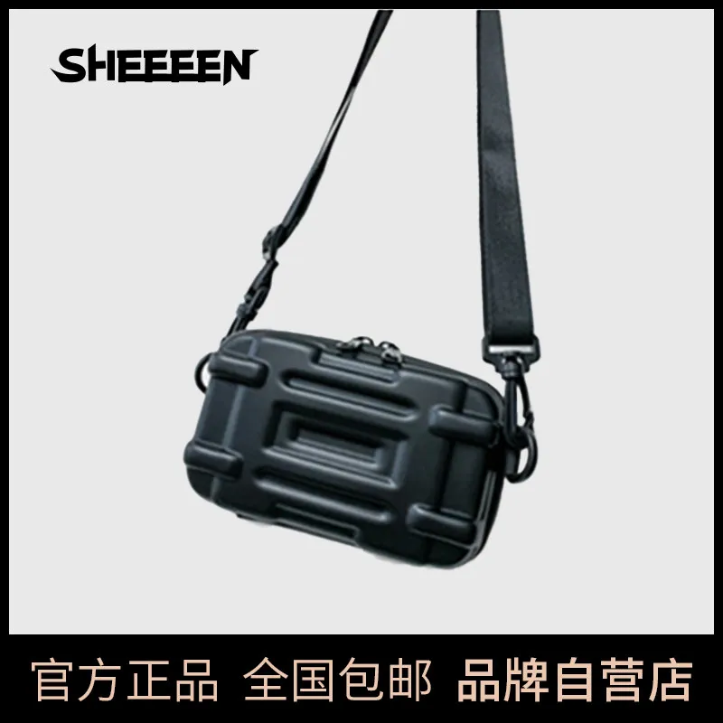 Sheeeen Fabric Crossbody Shoulder Bag Water Resistant Lightweight Compact Daily Commute Travel Handbag