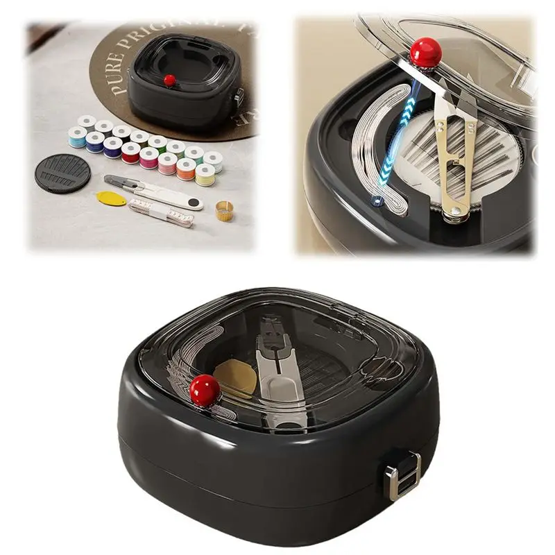 A01F-Multifunction Sewing Tool Kit - Portable Sewing Set Portable Travel & Home Emergency Sewing Box For Beginners