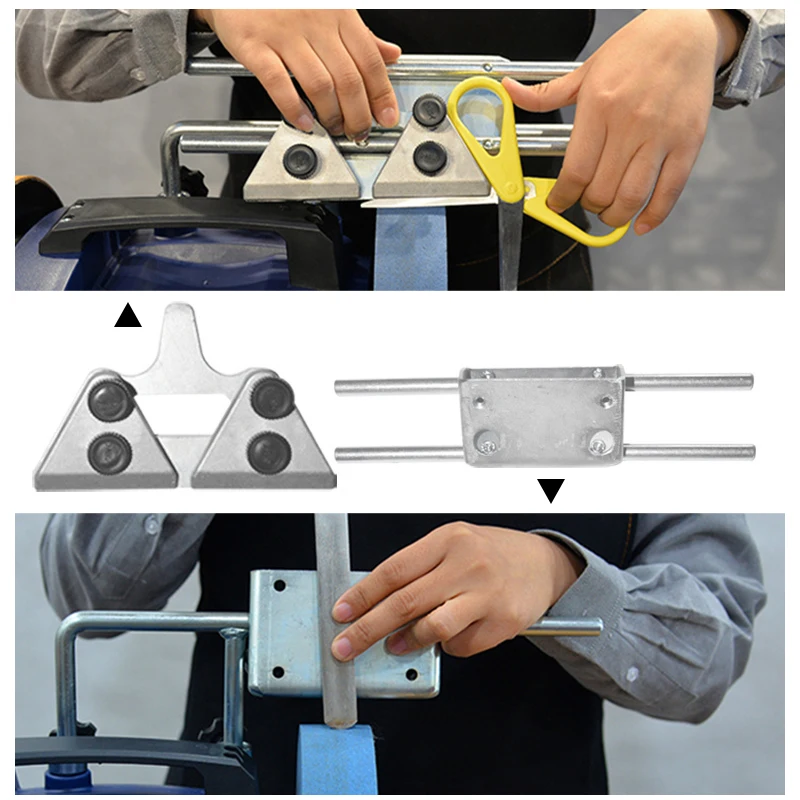 Broyeur multifonctionnel refroidi à l'eau, affûteur de couteaux, accessoires, ciseaux en aluminium, hache, Clip tournant, Support d'étagère, outils de commode de roue
