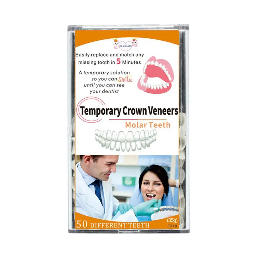 

New Resin 50pcs/bag Temporary Tooth Repair Kit Teeth And Gaps False Teeth Solid Glue Denture Adhesive Teeth Whitening Tooth