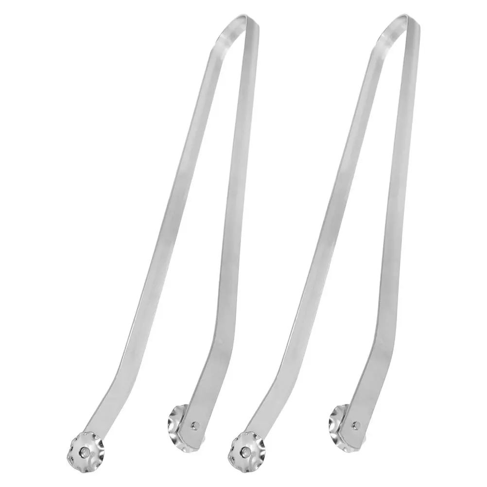 

2Pcs Stainless Steel Barbecue Tongs Rotating Function for Perfectly Cooked Food Long Handle Grill Tongs for Flipping Bacon