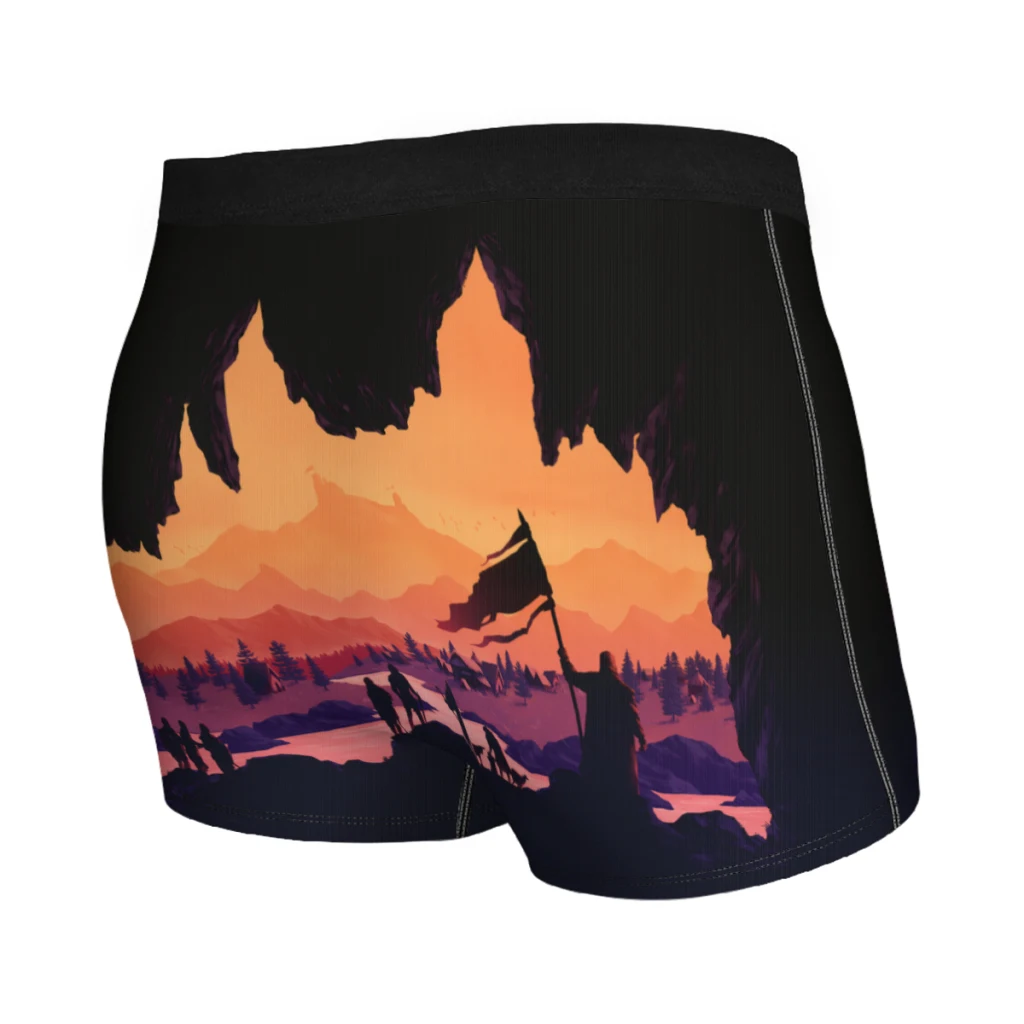 Age of Empires Game Sunset Underpants Breathbale Panties Men's Underwear PrintShorts Boxer Briefs