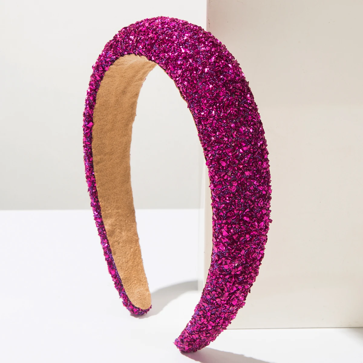 Korean Fashion Dopamine Color Versatile Headband Sponge Boosting Versatile Colorful Stone Shining Headband Hair Accessories