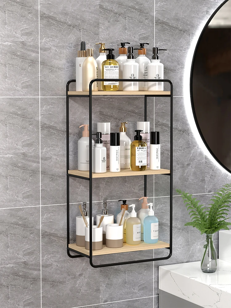 Etagere-de-rangement-murale-batoom-pour-gel-douche-et-toilettes-sans-percage-en-bois-pour-coin-de-salle-de-bain
