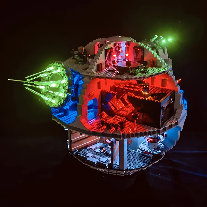 Auf Lager, schnelles Schiff, DS-1-Plattform, MOC-Display, Todesstern, tolle ultimative Bausteine, Ziegel, Spielzeug, Geschenk, kompatibel mit 75159