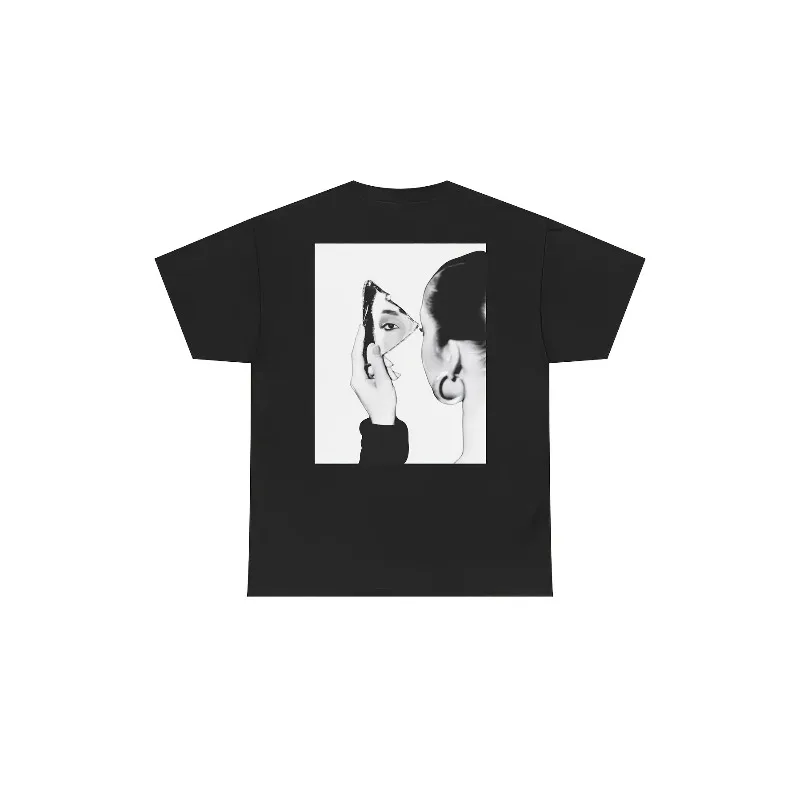 Vintage Singer Face and Lyrics Printed T-shirt Summer New Style Unisex Casual Cotton T-shirt
