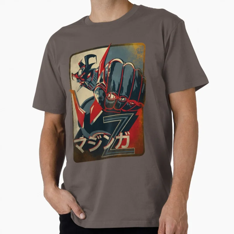 Retro Mazingerss Z 1224 Classic Mecha Anime UFO Robot Grendizer Gift t shirt for man Y2K clothes All size Tops S-6XL Cartoon Tee