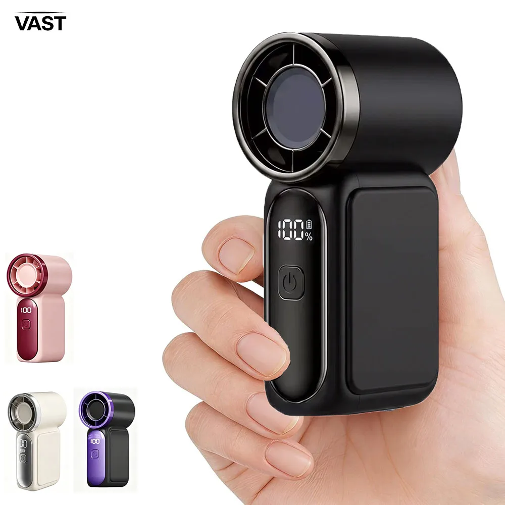 Mini Portable Handheld Fan Small Whisper-Quiet Rechargeable battery Fan Personal Fan for Outdoor Travel Pocket Small Fans