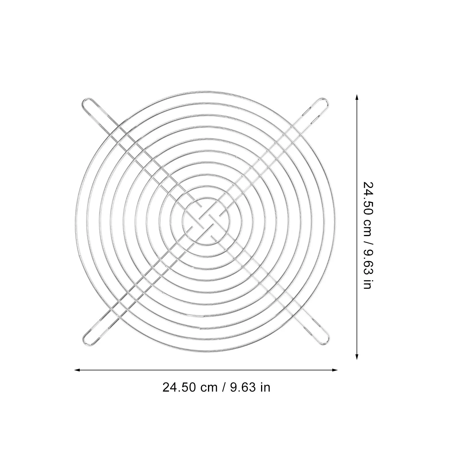 Exhaust Fans Mesh Protector Guard Cover for Home Use Robust Metal Construction Prevents Injury No Impact on Airflow Performance