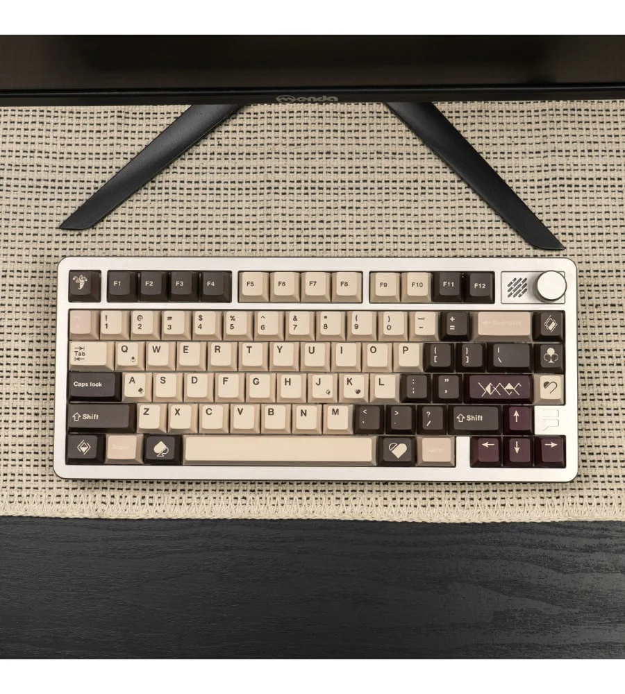 Mechanical keyboard keycaps retro full set of PBT five-sided sublimation customization original factory
