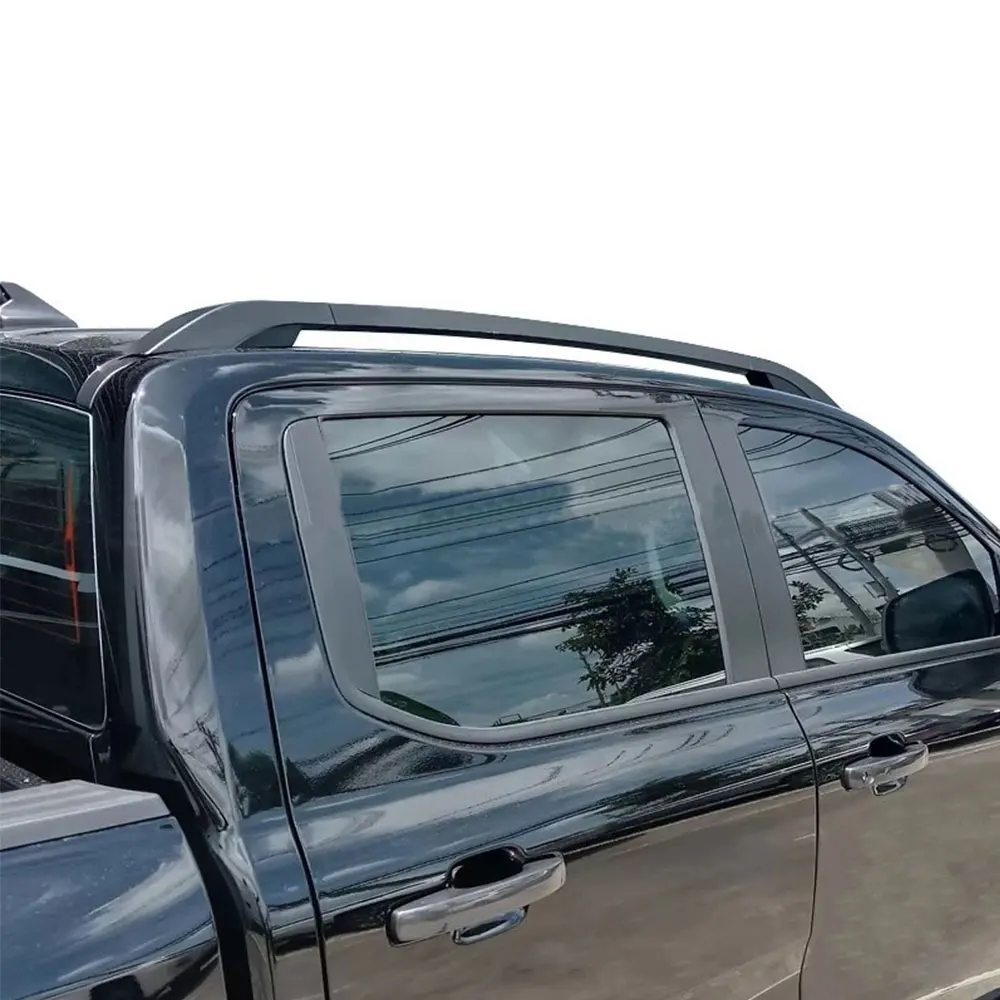 VW 올 뉴 아마록 2023 2024 + 알루미늄 상단 사이드 레일 바, 루프 레일 랙, 2 개