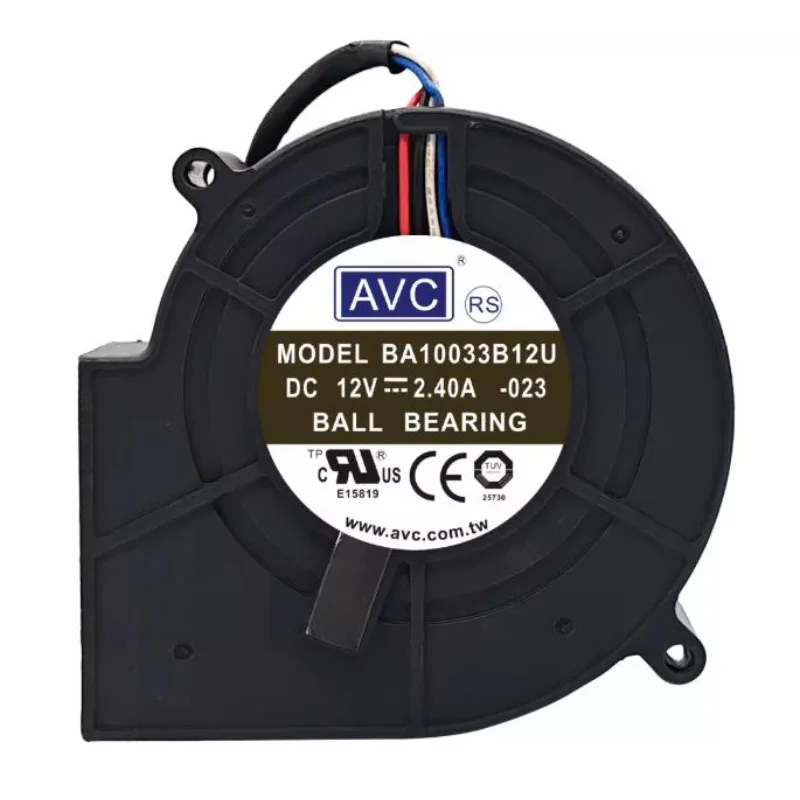 New Cooler Fan for AVC 12V 2.4A BA10033B12U 9733 Violent Exhaust Blower Fan 97x97x33mm