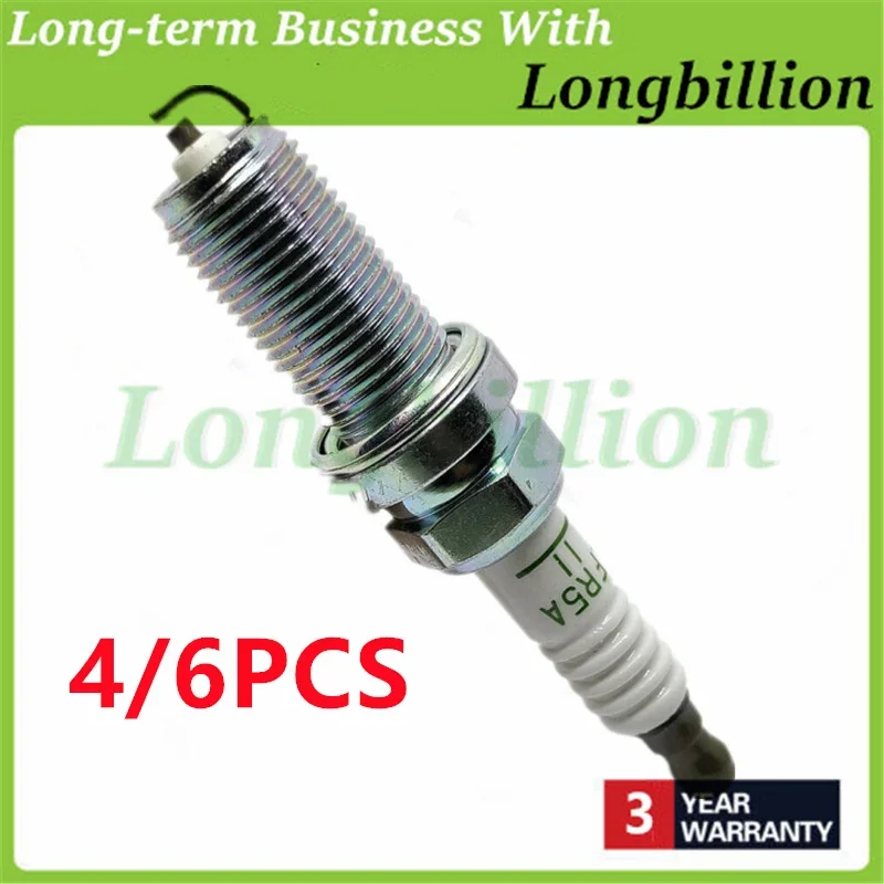 4/6PCS Normal Spark Plug LFR5A-11 22401-8H515 LFR5A11 224018H515 for Nissan Almera N16 X-Trail T30 Premera P12