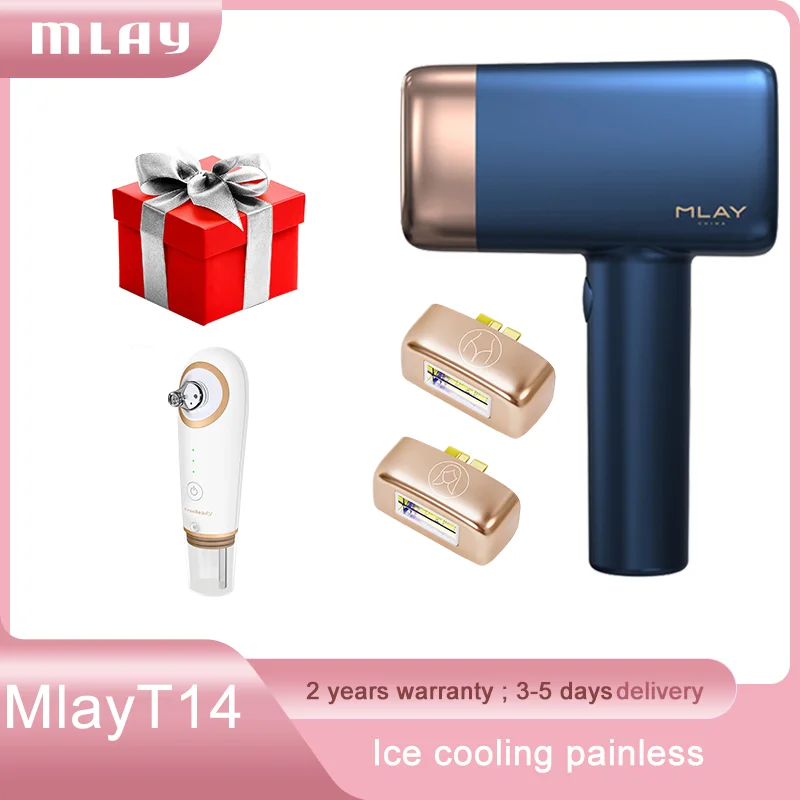 

MLAY T14 Laser Hair Removal Ice Cooling Painless Permanent IPL Laser Epilator 500000 Flashes Body Care Home Laser Device