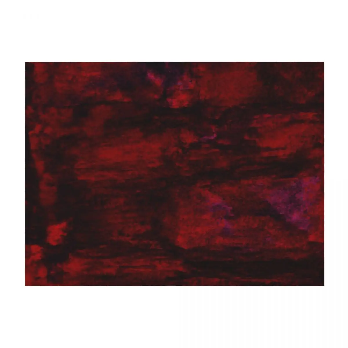 

Watercolor in Black and Red 1 Throw Blanket Giant Sofa for sofa Summer Beddings Bed Fashionable Blankets