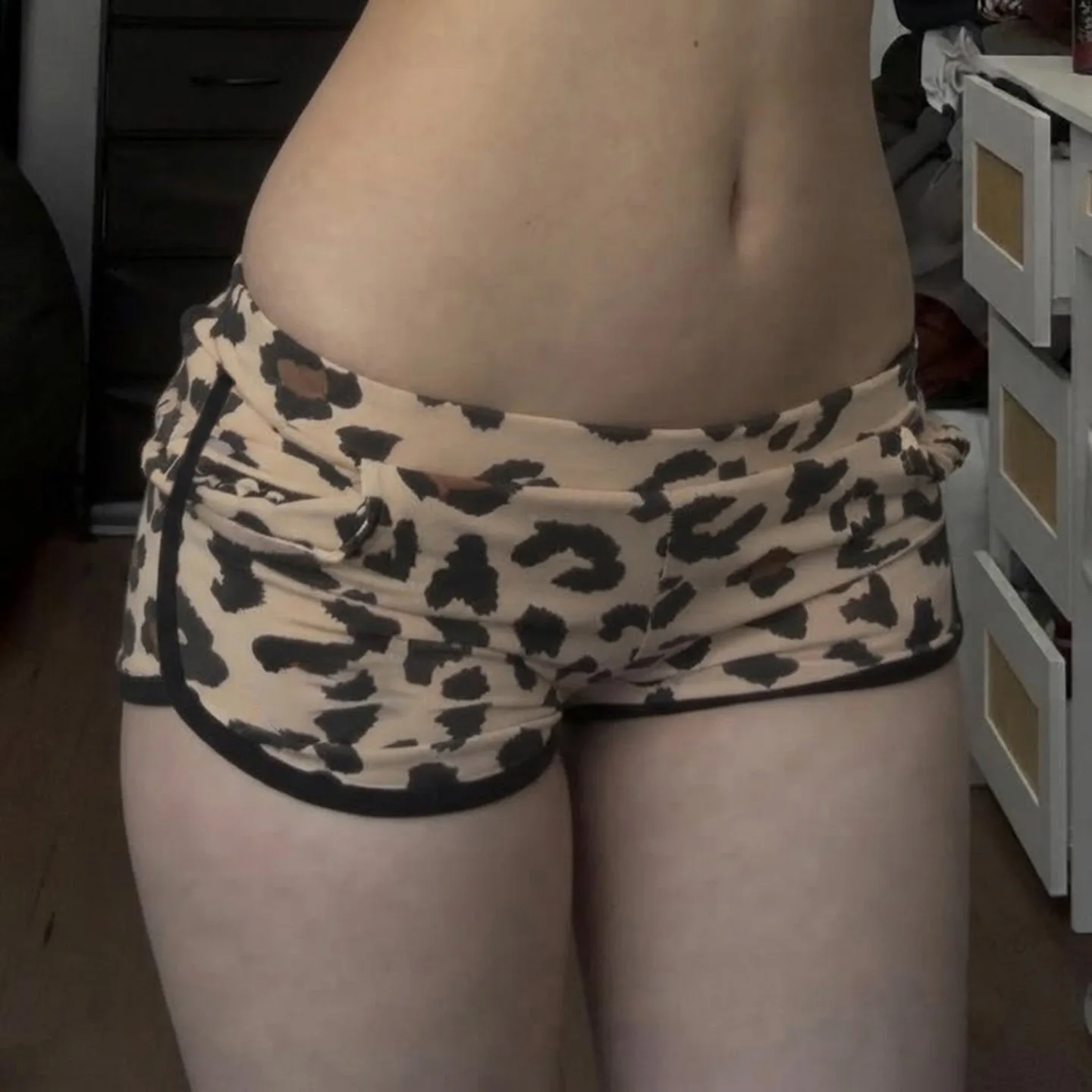 Low Waist Leopard Print Super Shorts Women New Sexy Spice Girls Hip Shorts Hot Pants