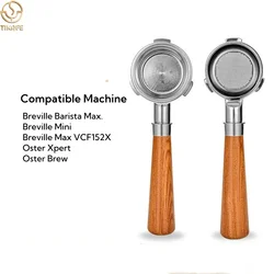 58mm Coffee Bottomless Portafilter Naked Filter For Breville Barista Max. Breville Mini, Oster Xpert, Oster Brew Espresso Tools