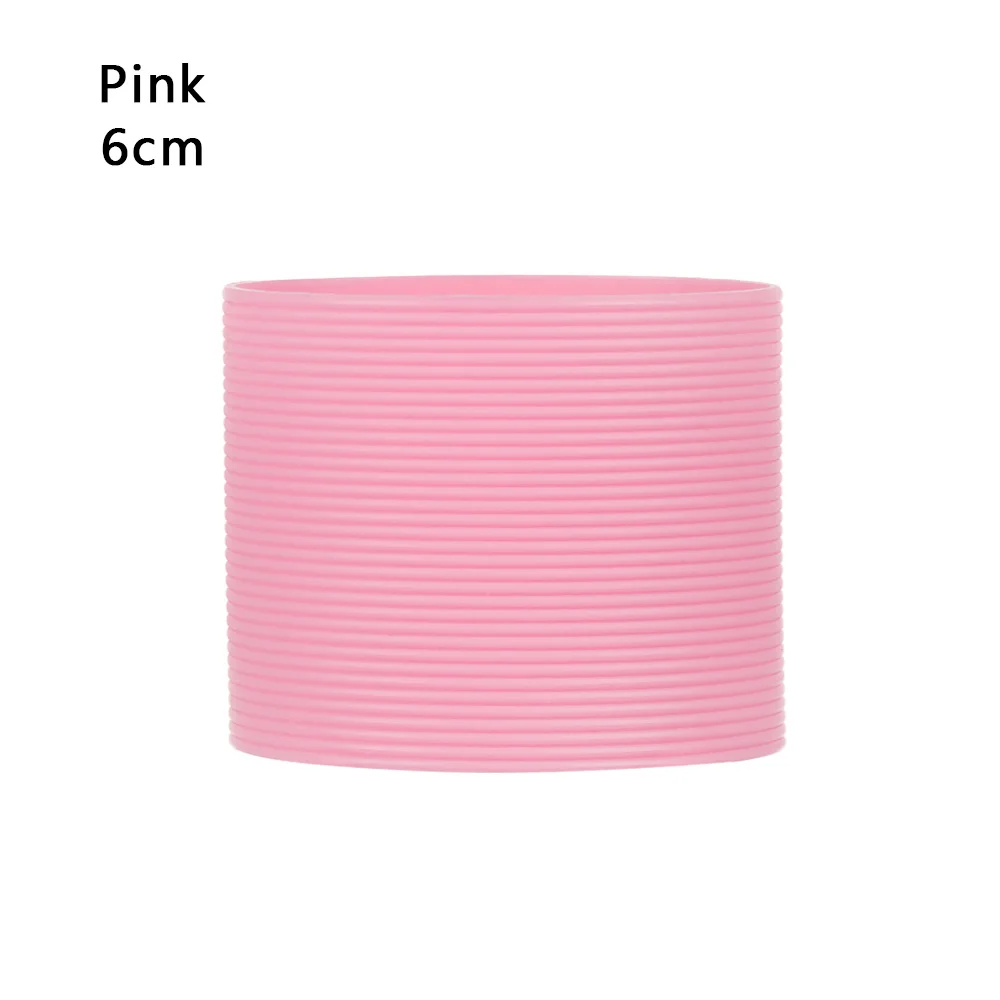 Anti-fall Durable Non-Slip Insulation Cup Cover Water Cup Coasters Bottle Sleeves Silicone Cup Sleeve