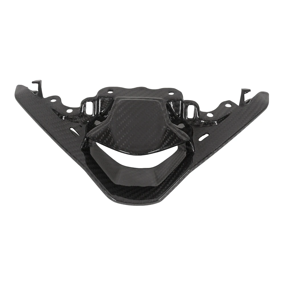 Carbon Fiber Front Fairing Upper Headlight Air Intake Fairing For Triumph Street Triple RS 765 2023 2024 Motorcycle Modification