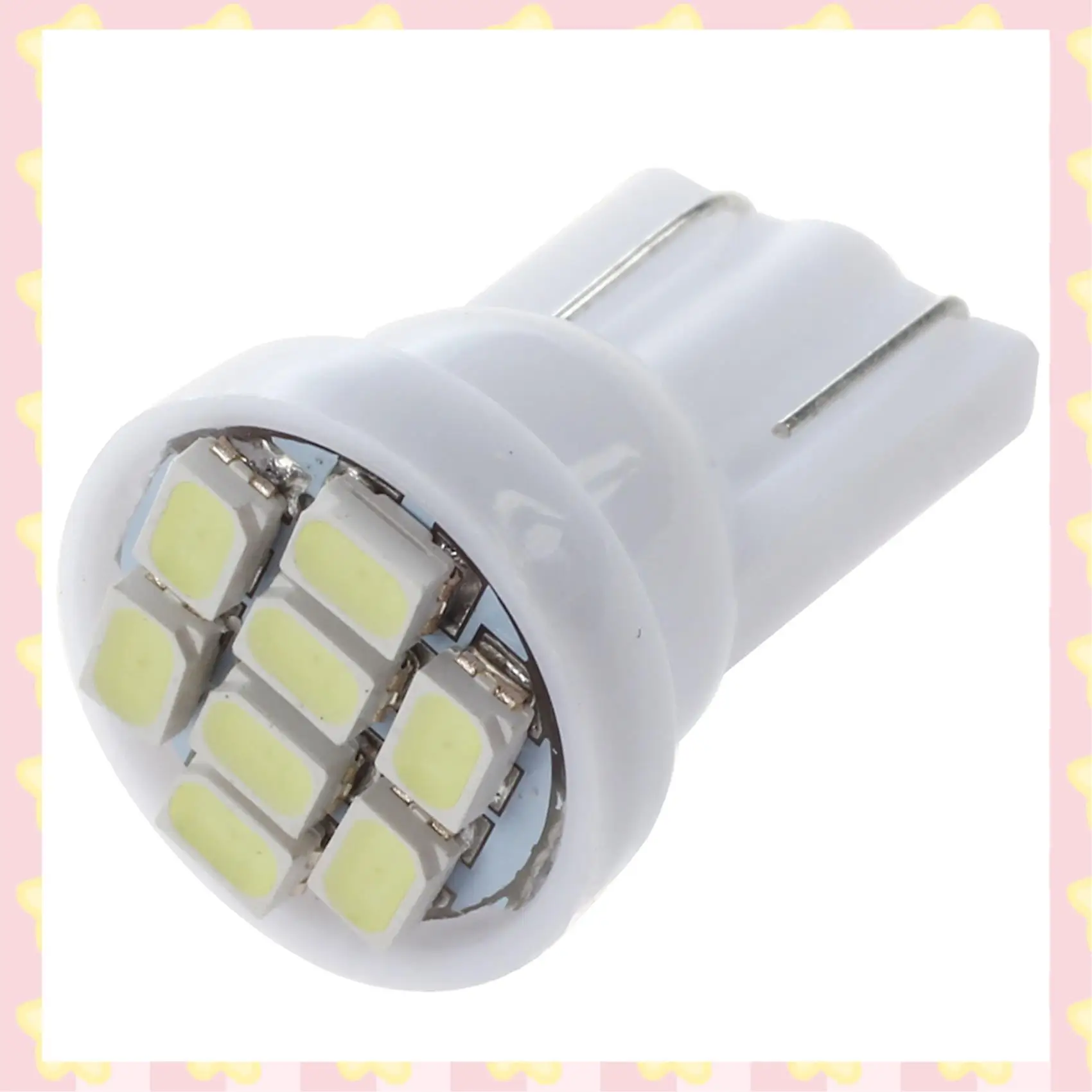 

AB51 20X T10 W5W 8 SMD LED White - Light Bulb Light Interior Light Bulb 12V
