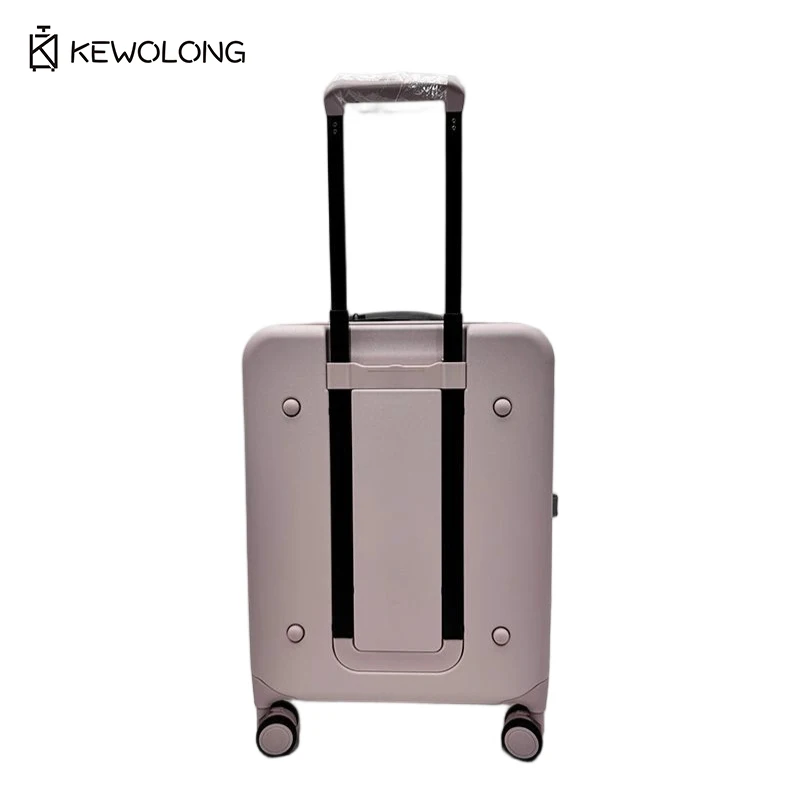 Foldable 20 Inch Ultra Thin Carry On Suitcase, Compact Spinner Travel Luggage with Telescopic Handle, Collapsible Trolley Bag