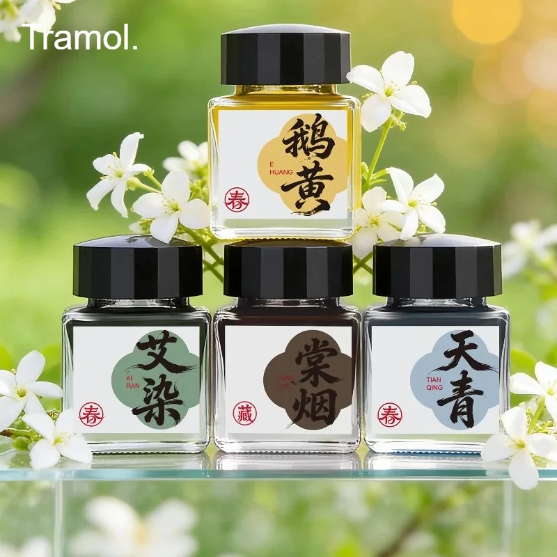 

Tramol Spring Limited Edition Waterproof Fountain Pen Colored Ink for Dip Pens Non-fading Stationery School Office Supplies