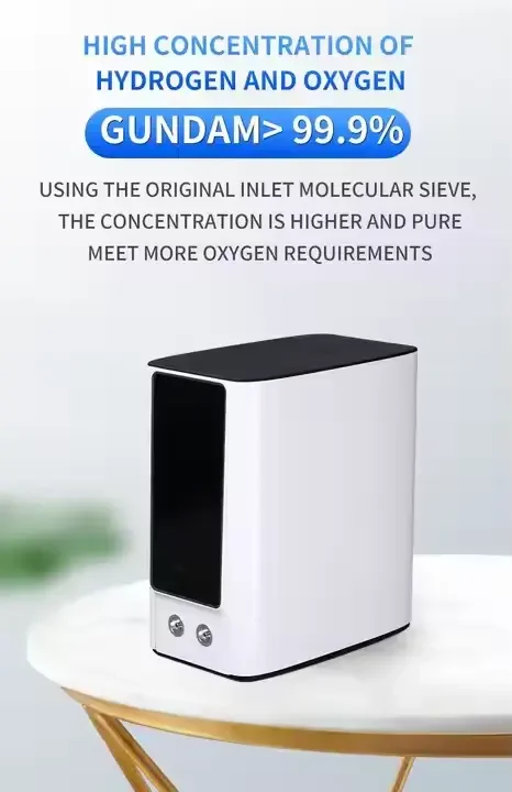 Oxy-Hydrogen Hidrogen Machine 99.99% Pure Home Hydrogen Inhalation Machine 300ml 600ml 900ml Hydrogen