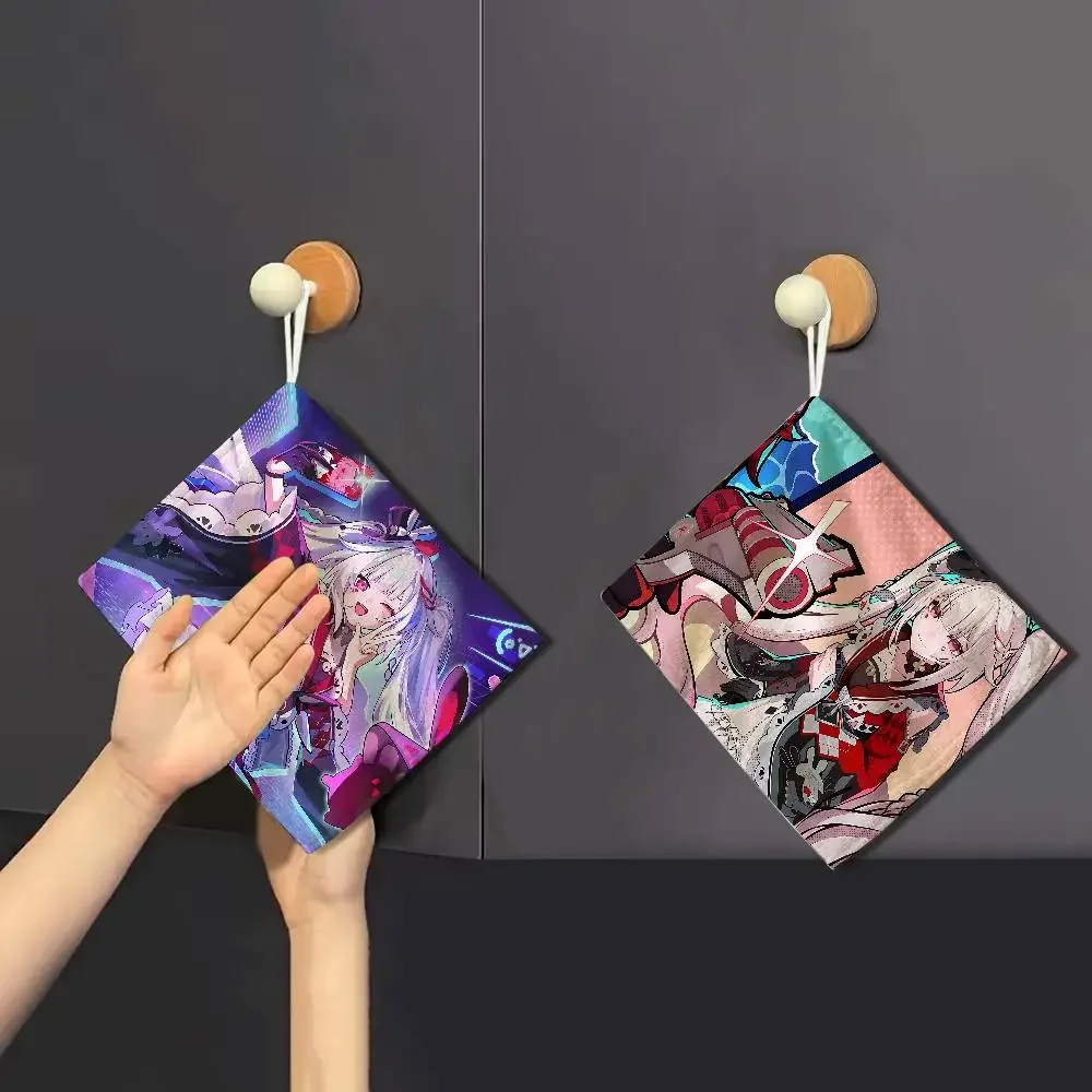 Game Honkai Star Rail Sparkle Küchentuch aus Polyester-Baumwolle zum Aufhängen, saugfähiges Handwischtuch für die tägliche Reinigung und zum Trocknen