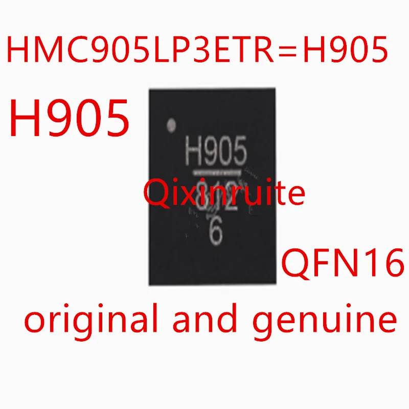 

Qixinruite Новый оригинальный HMC905LP3E = HMC905LP3ETR = H905 QFN16 микросхема радиочастотного делителя