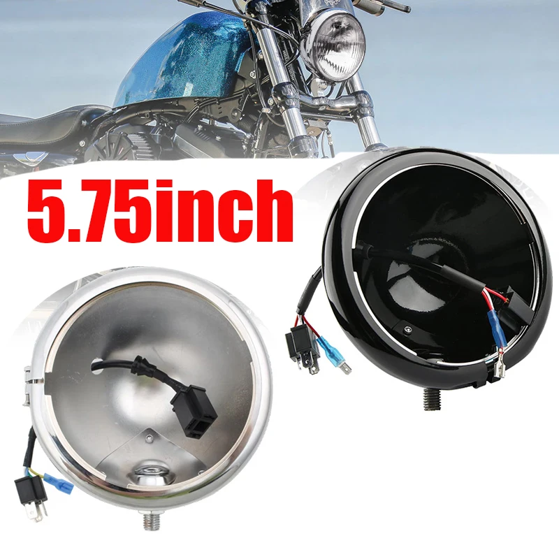 �y�Z�[�����z5 3/4 "���E���h�I�[�g�o�C�A�N�Z�T���[ 5.75 �C���` LED �w�b�h���C�g�n�E�W���O�o�P�b�g�X�|�[�c�X�^�[ FXWG �`���b�p�[ 5.75" �w�b�h�����v�J�o�[