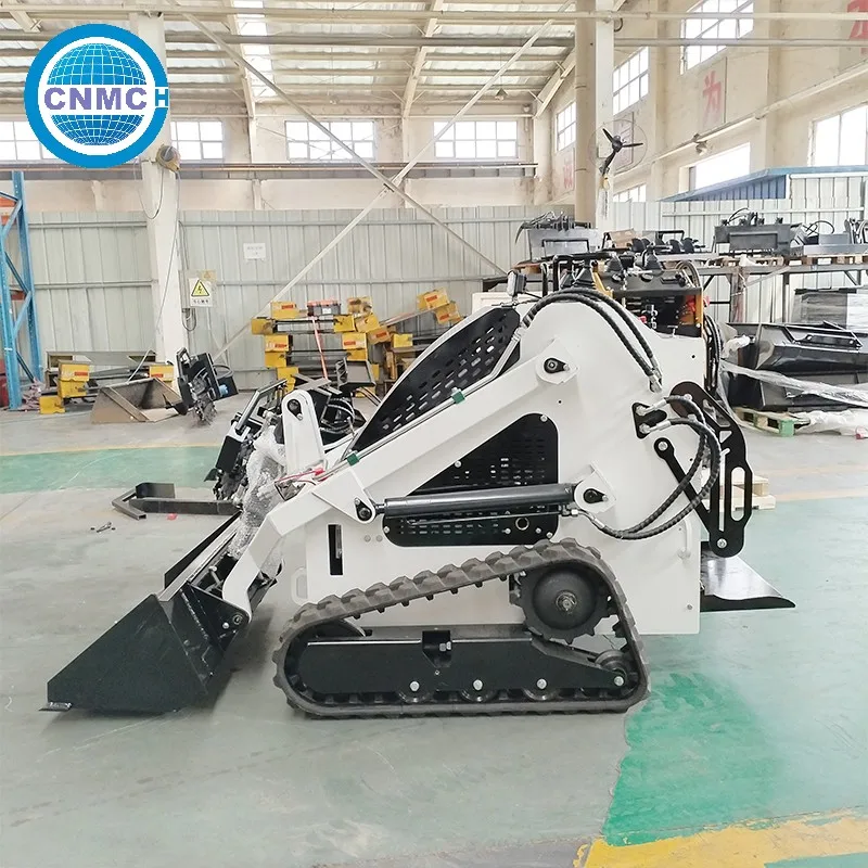 

CNM-T460 Crawler Skid Steer Loader Compact Stand-on Mini Skid Steer Loader CE Certified Customized Skid Steer for Farm