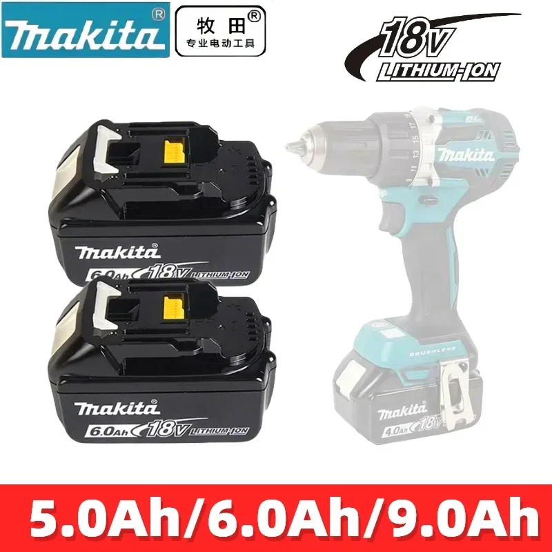 

Original Makita lithium Battery BL1860 BL1830 BL1850 BL1840 BL1815 for Makita 18V drill Replacement Lithium battery & charger