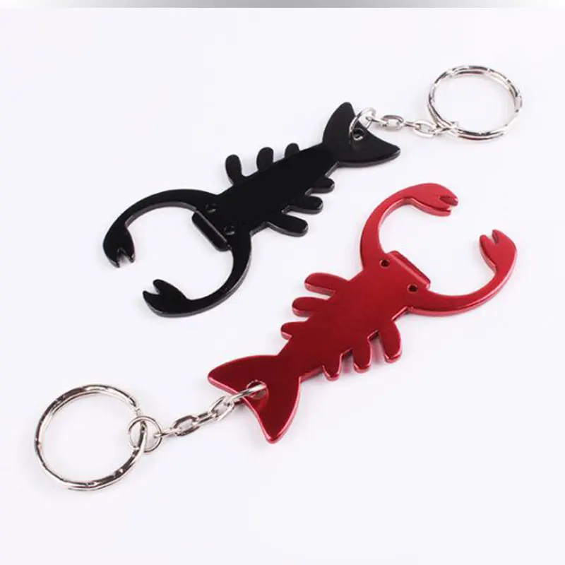 Mini Shrimp Bottle Opener Lobster Bottle Opener Scorpion Bottle Opener Portable Bottle Opener With Key Ring Home Keychain