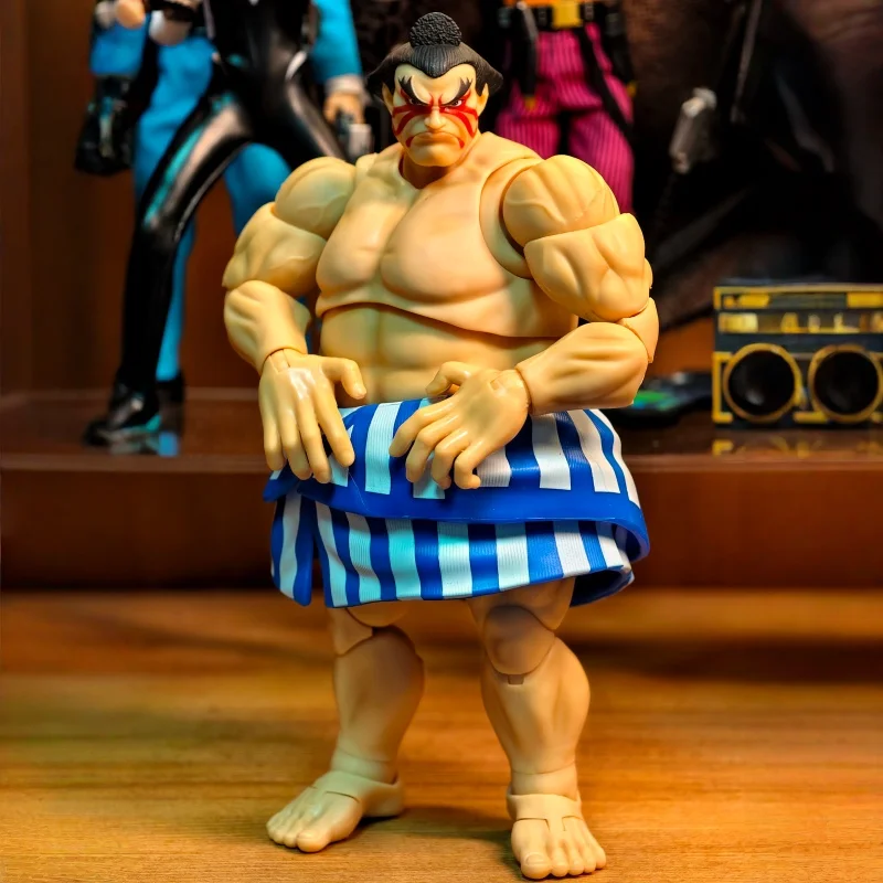 

Jada Toys Street Fighter 2 Edmond Honda 1/12 Scale 6 Inch Articulated Action Figure Sumo Collectible Model For Anime Game Fans