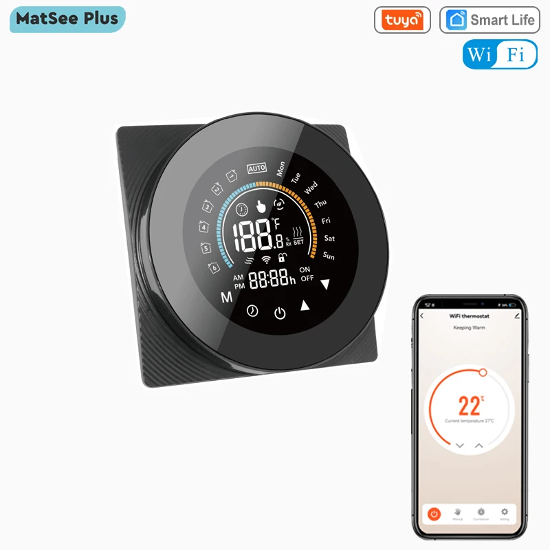 Tuya Smart WiFi termostato caldaia acqua/Gas riscaldamento a pavimento elettrico termostato regolatore di temperatura supporto Alexa Google Home