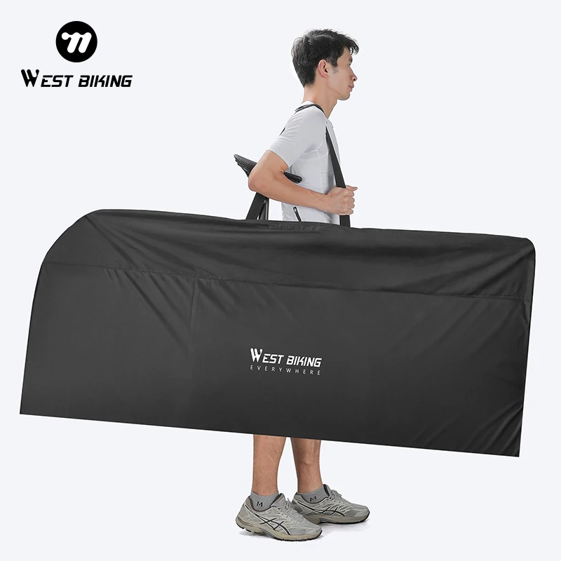 WEST BIKING Folding Bike Storage Bag Cover Portable Fit 26/27.5inch/700C Road Bike Bike Travel Carry Handbag Cycling Accessories