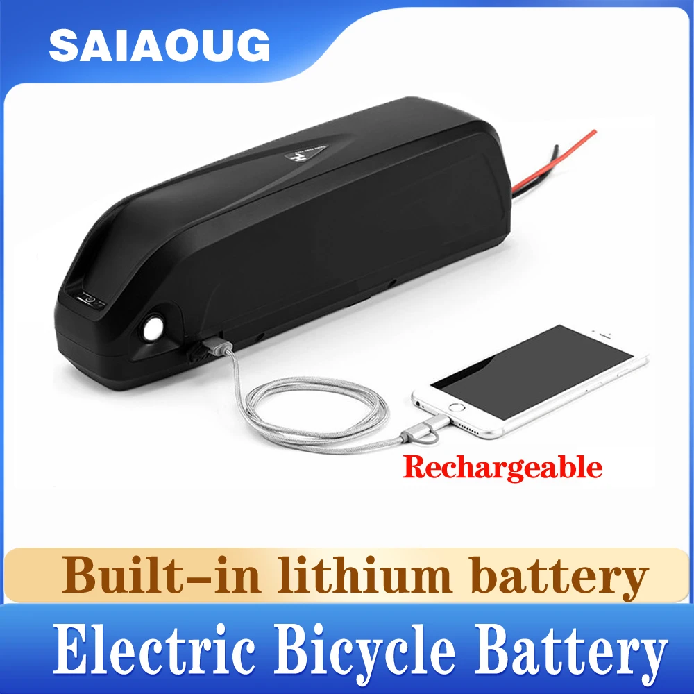 Original 36V Battery 36V 20AH 50AH Ebike Battery 36V Hailong Max 40A BMS 350W 500W 750W 1000W 1500W 18650 Cell BBS02 BBS03 BBSHD