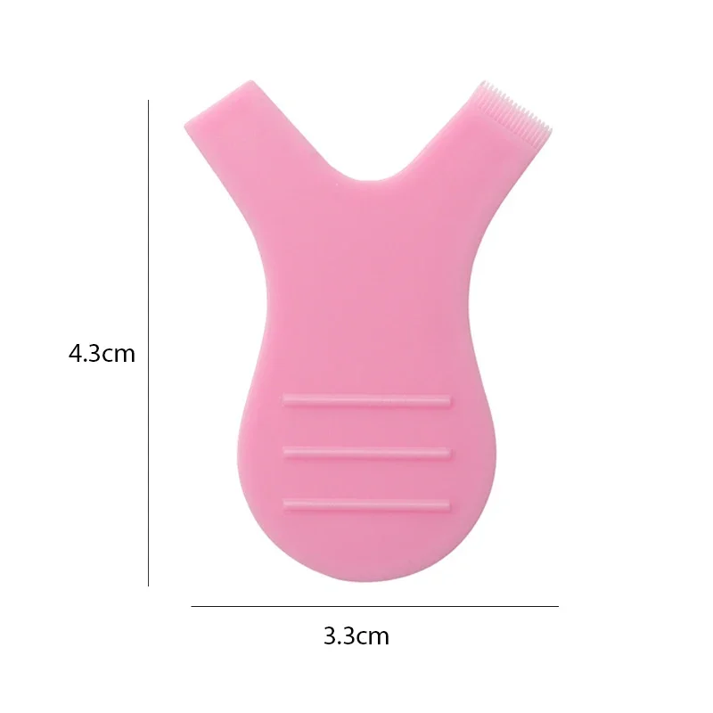 20/50 Uds Y Shap cepillo de pestañas de silicona peine limpio ordenado para mujer injerto extensión de pestañas herramienta de maquillaje de elevación mayorista