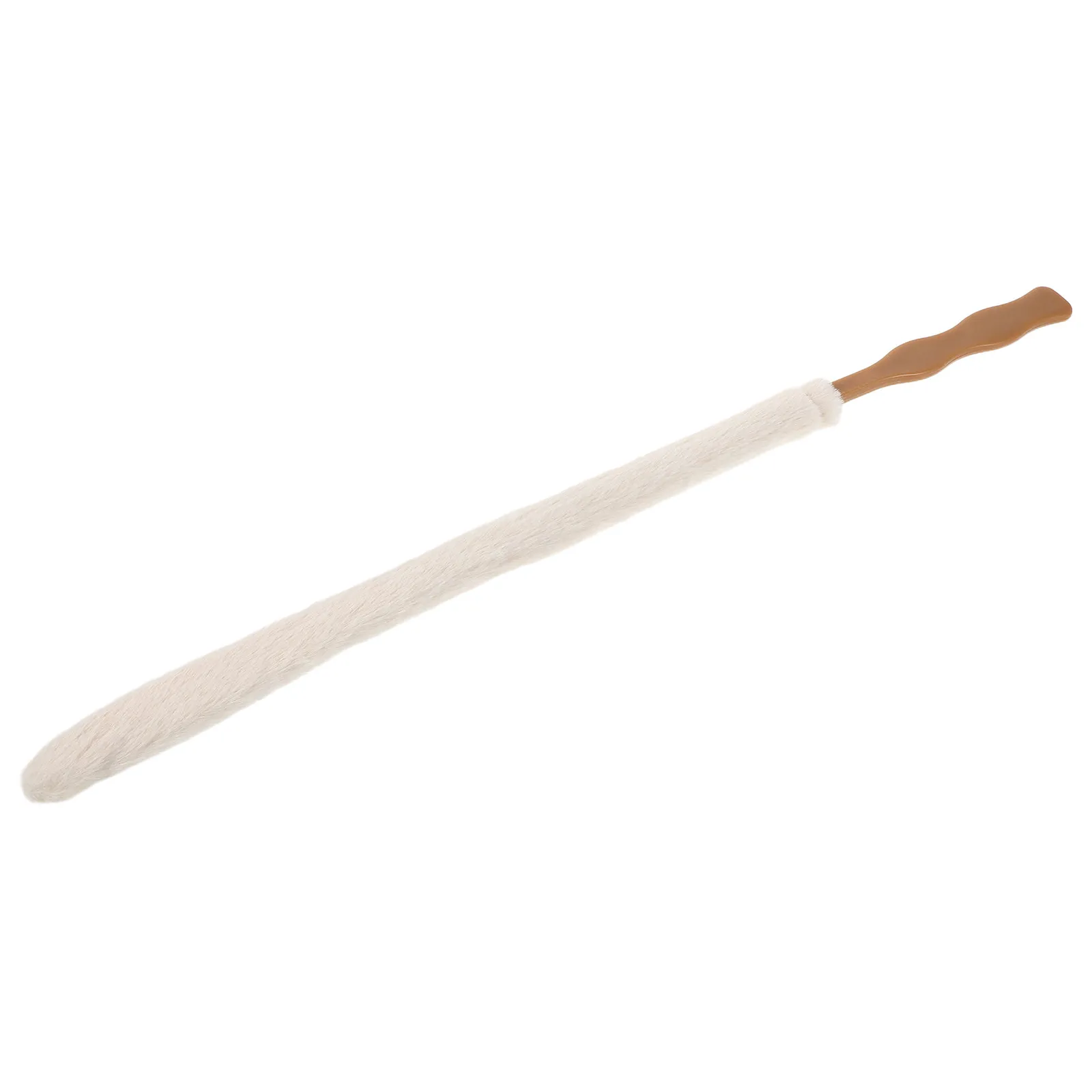 Guzheng Cleaning Brush Soft Bristles Long Handle Narrow Instrument Dusting Brush Scratch-Free String Keyboard Fretboard Cleaner