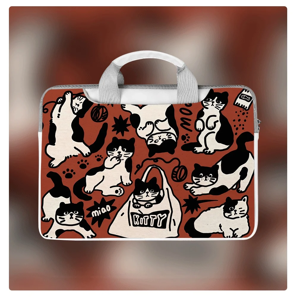 

Сумка для ноутбука с анималистичным принтом, чехол-портфель для MacBook 12, 13, 14, 15.6, 16 дюймов, MacBook Air, Asus, Huawei, подарок