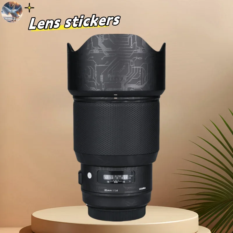 for Sigma 85F1.4 art Lens stickers, precision cut wear-resistant protective film, DIY skin