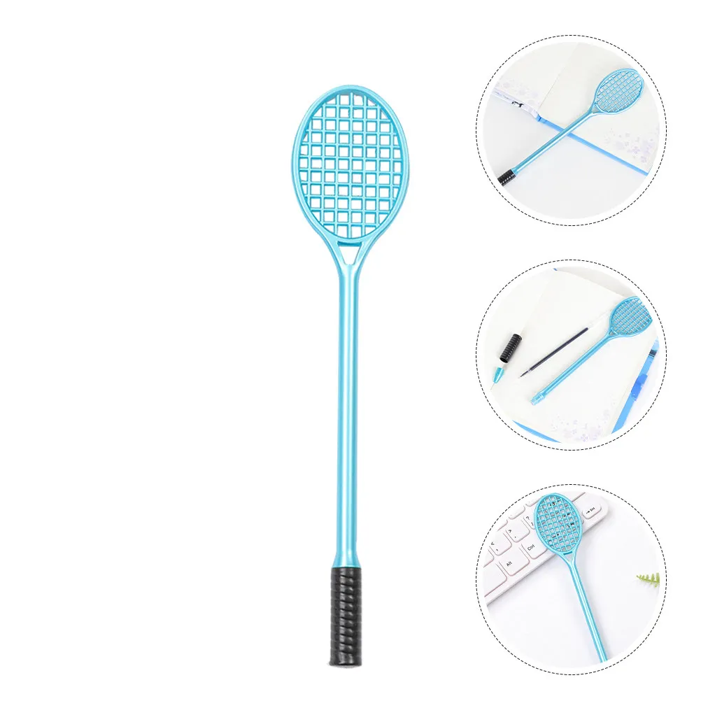 

Набор из 2 гелевых ручек в форме теннисных ракеток, черные чернила, тонкие, эргономичные, спортивные ручки для офиса, школы, письма, рисования, скетчинга, креативные подарки